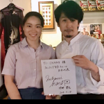 アスリート中華ダイニングイーチャンを営むGISHO様とフェンシングの狩野愛巳さんがスポンサー契約締結