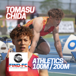 千田 杜真寿（陸上競技／100m, 200m）